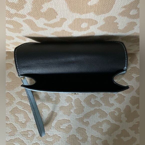 Like New! Light Blue Vegan Leather Wristlet - Picture 4 of 10